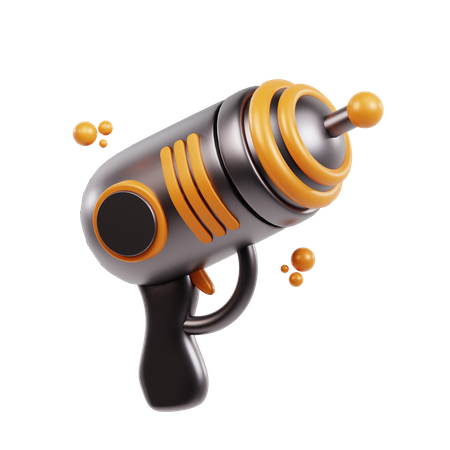 Pistolet spatial  3D Icon