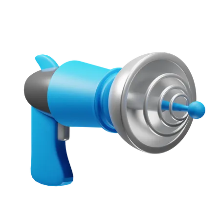 Pistolet spatial  3D Icon