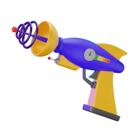 Pistolet spatial  3D Icon