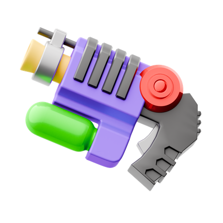 Pistolet VR  3D Icon