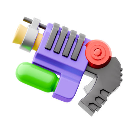 Pistolet VR  3D Icon