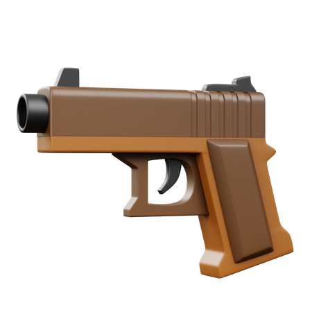 Pistols  3D Icon