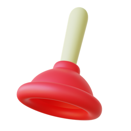 Piston de toilette  3D Icon