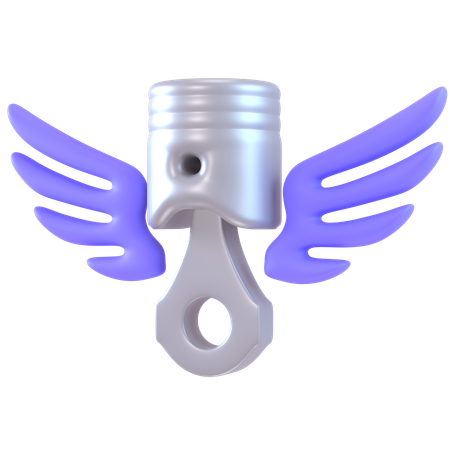 Piston Wings  3D Icon