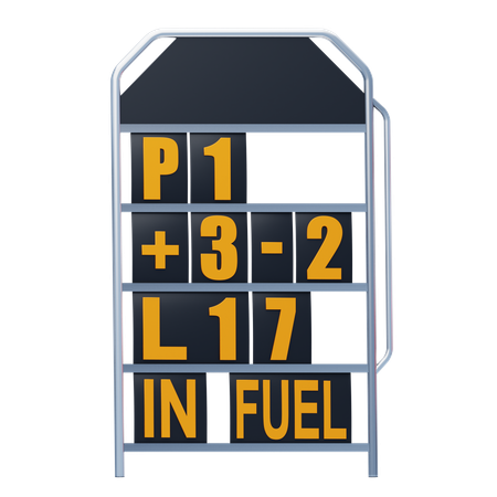 Pit Board  3D Icon