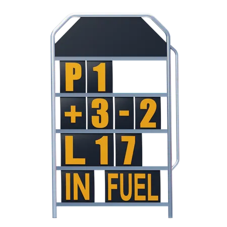 Pit Board  3D Icon