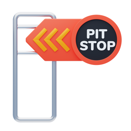 Pit Stop  3D Icon