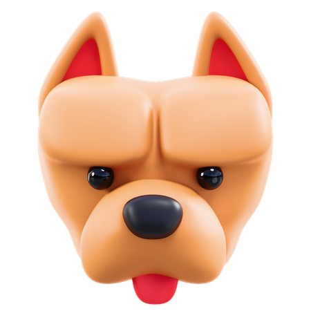Pitbull  3D Icon