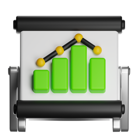 Pitch Deck  3D Icon