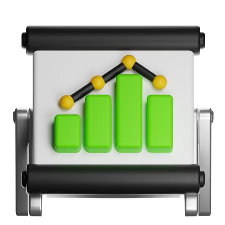Pitch Deck  3D Icon