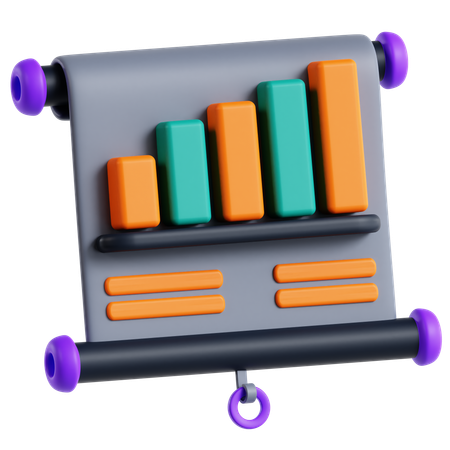 Pitch Deck  3D Icon