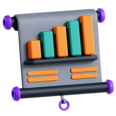 Pitch Deck  3D Icon