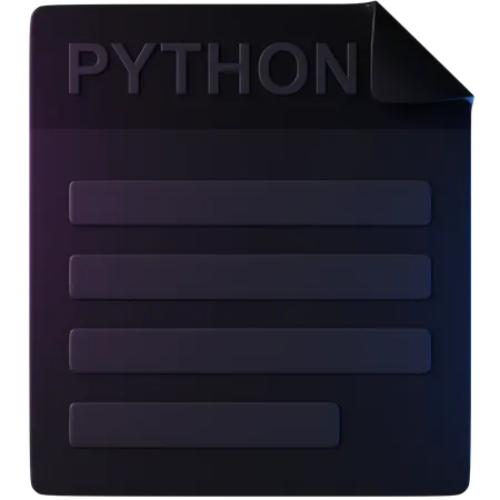 Pitón  3D Icon