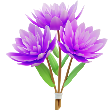 Fleurs de pivoine  3D Icon