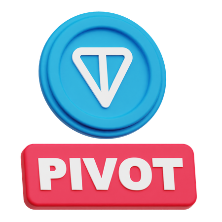 Pivot toncoin  3D Icon