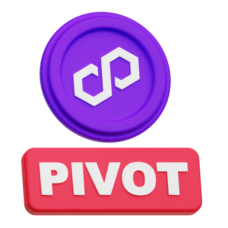 Pivote de polígono  3D Icon