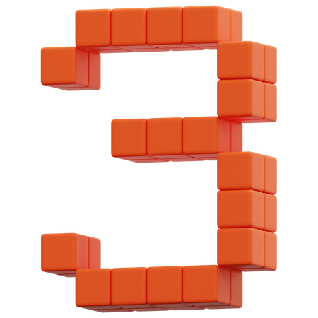 Pixel 3  3D Icon