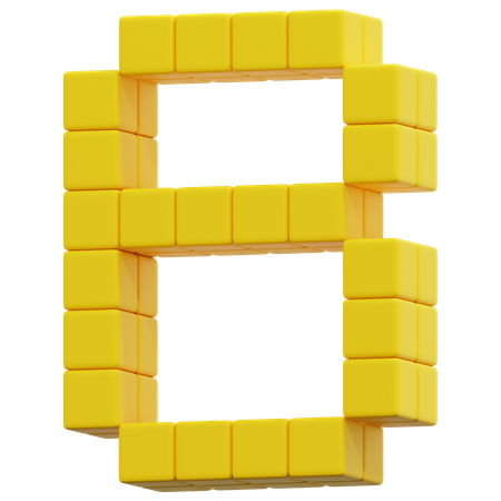 Pixel B  3D Icon