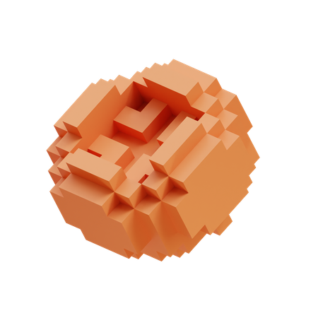 Pixel Blob Cell Fracture 3D Icon