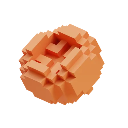 Fractura de células de burbuja de píxeles  3D Icon