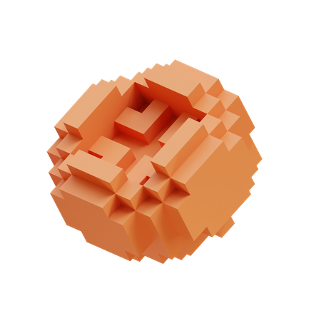 Pixel Blob Cell Fracture  3D Icon