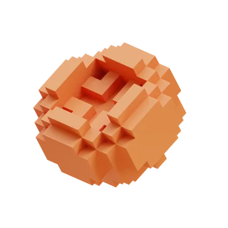 Pixel Blob Cell Fracture  3D Icon