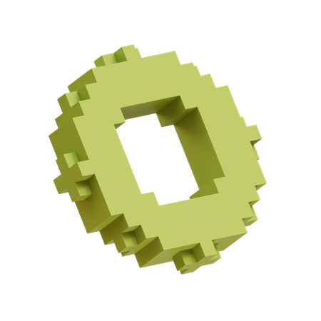 Pixel Circle Cell Fracture  3D Icon