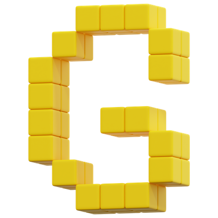 Pixel G  3D Icon