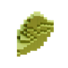pixel grass 3d logo