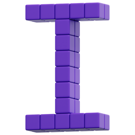 Pixel I  3D Icon