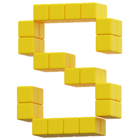 Pixel S  3D Icon