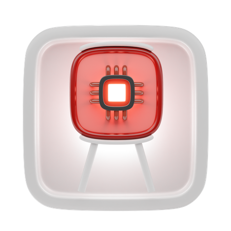 Pizarron  3D Icon