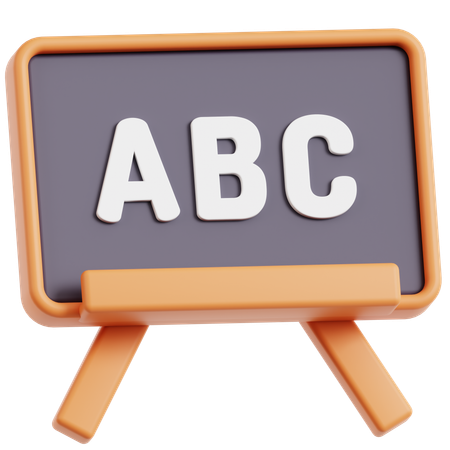 Pizarra  3D Icon
