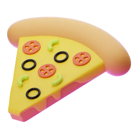 PIZZA  3D Icon