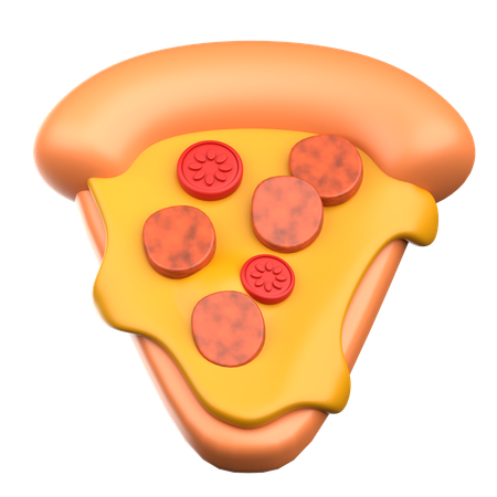 ピザ  3D Icon