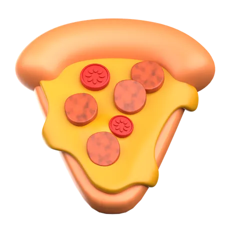 ピザ  3D Icon