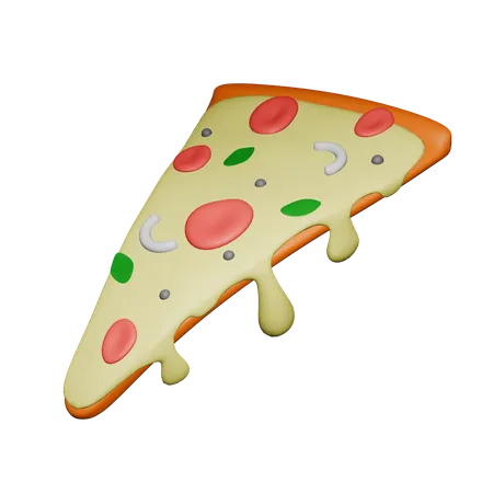 피자  3D Icon