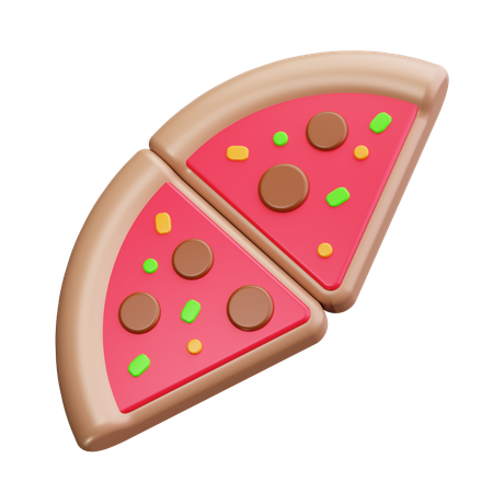 ピザ  3D Icon