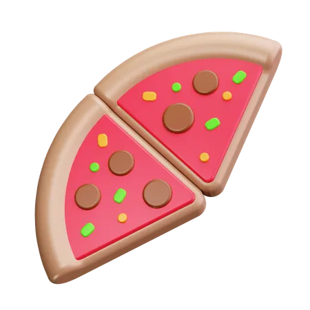 ピザ  3D Icon