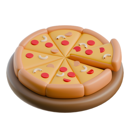 Pizza  3D Icon