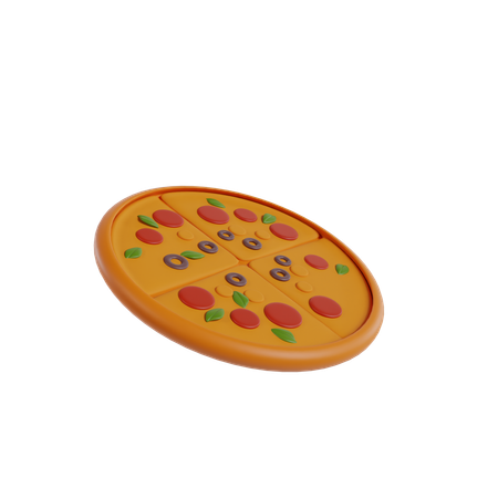 Pizza  3D Icon