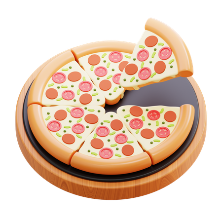 Pizza  3D Icon