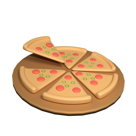 Pizza  3D Icon