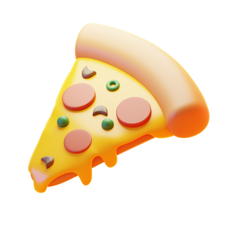 PIZZA  3D Icon