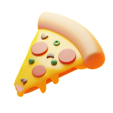 PIZZA  3D Icon