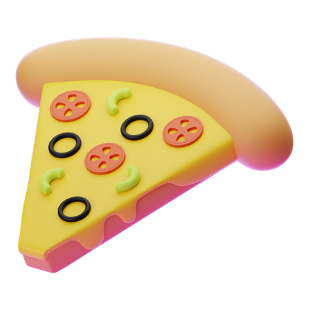 PIZZA  3D Icon