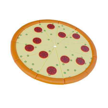 Pizza  3D Icon