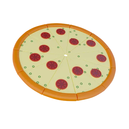 Pizza  3D Icon