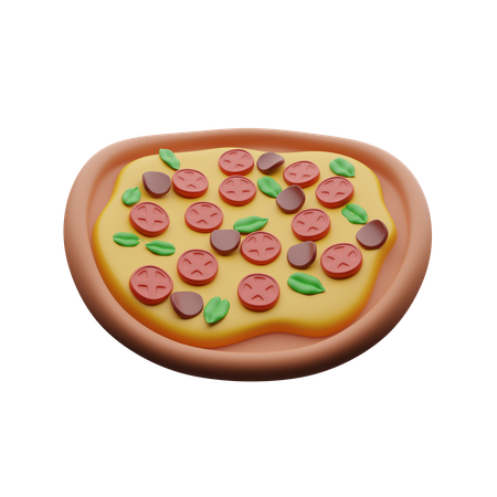 Pizza  3D Icon