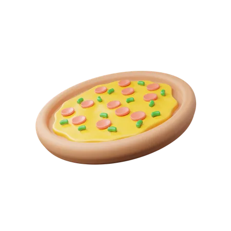 Pizza  3D Icon